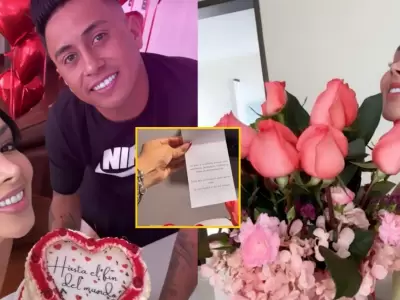 Christian Cueva sorprende con regalo a Pamela Franco.