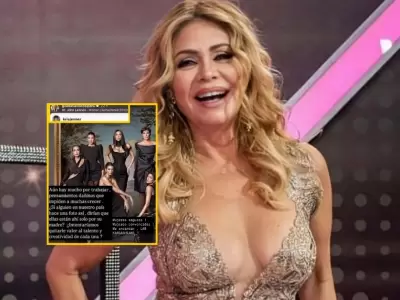 Gisela Valcrcel dedic un mensaje por el Da de la Mujer con foto de Las Kardashians.