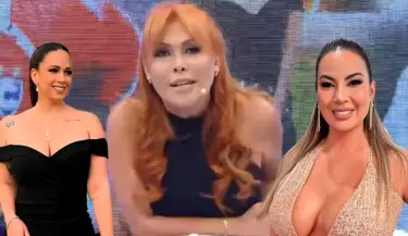 Magaly Medina reacciona a las declaraciones de Pamela Lpez sobre Melissa Klug.