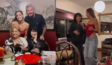 Marcelo Tinelli disfruta de sus das en Lima con Milett y su familia