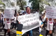 Alzan la voz! Fanticos, amigos y familiares de Paul Flores exigen justicia en las calles de Piura