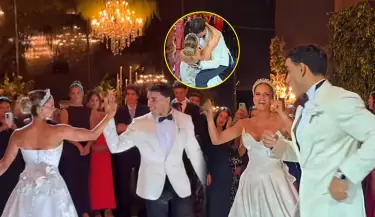 Alejandra Baigorria y Said Palao sorprenden con coreografa de baile en su boda de ensueo.