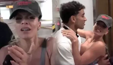 Alejandra Baigorria pasada de copas en su boda con Said Palao
