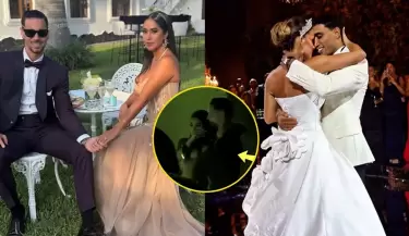 Melissa Paredes sali en brazos de Anthony Aranda luego de la fiesta de Alejandra y Said.