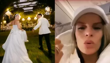 Alejandra Baigorria se fue de luna de miel con Said Palao