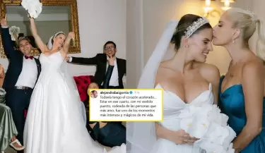 Alejandra comparti fotos con miembros de su familia, pero la gran ausente es su hermana Thamara Medina.