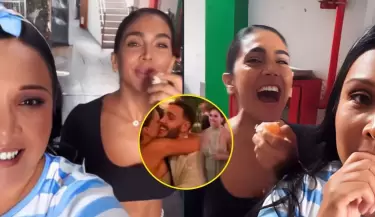 Vania Bludau y Tula Rodrguez bromean con polmico video viral de Mario Irivarren.