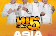 Este 3 de mayo se arma la fiesta en Asia con Los 5 de Oro