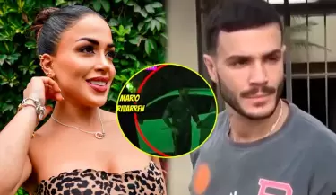 Mario Irivarren es captado pasando la noche en la casa de Onelia Molina