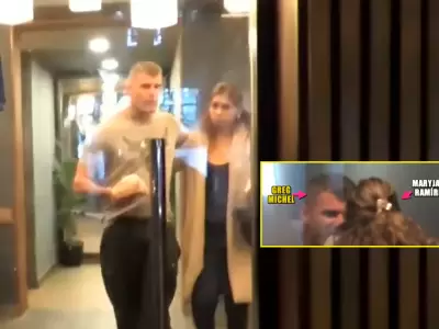 Maryjane Ramrez es captada cenando con Greg Michel pese a denuncias por agresin.