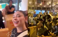 Pamela Franco sorprende a su equipo con regalos por el Da del Trabajador: "Pensaban que no recibiran nada"