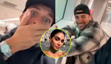 Hugo Garca bromea a Austin Palao tras indirectas con Vania Bludau en TikTok
