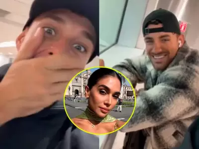 Hugo Garca bromea a Austin Palao tras indirectas con Vania Bludau en TikTok