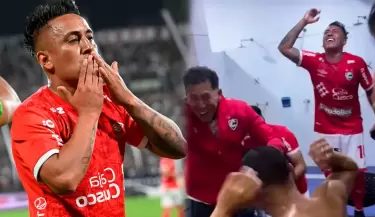 Christian Cueva celebra el triunfo de Cienciano ante Alianza Lima cantando "El Cervecero"