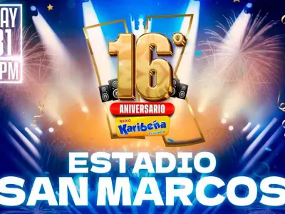 Radio Karibea realizar su 16 aniversario en un gran concierto en el Estadio San Marcos
