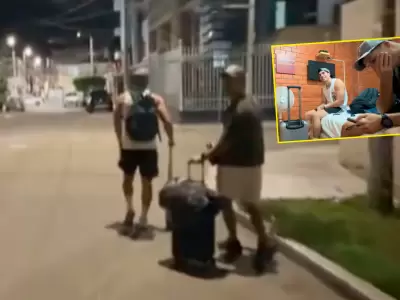 Patricio Parodi y Piero Arenas fueron echados de su depa en Chiclayo.