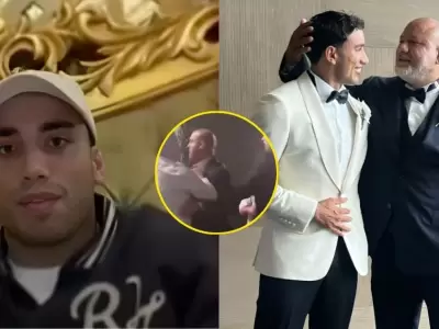 Said Palao aclar supuesta pelea de su pap en su boda con Alejandra Baigorria.