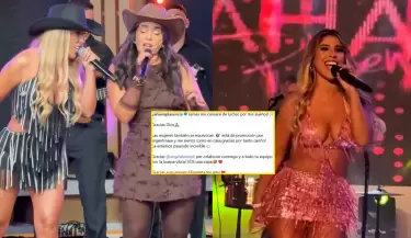 Yahaira Plasencia celebra con mensaje en redes su estada en Argentina.
