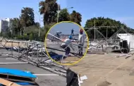 Da del Cmic Festival 2025: Colapso de andamios deja cuatro trabajadores heridos en Jess Mara