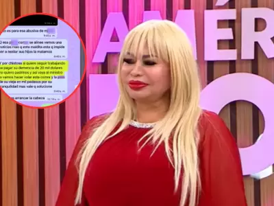 Susy Daz es vctima de extorsionadores