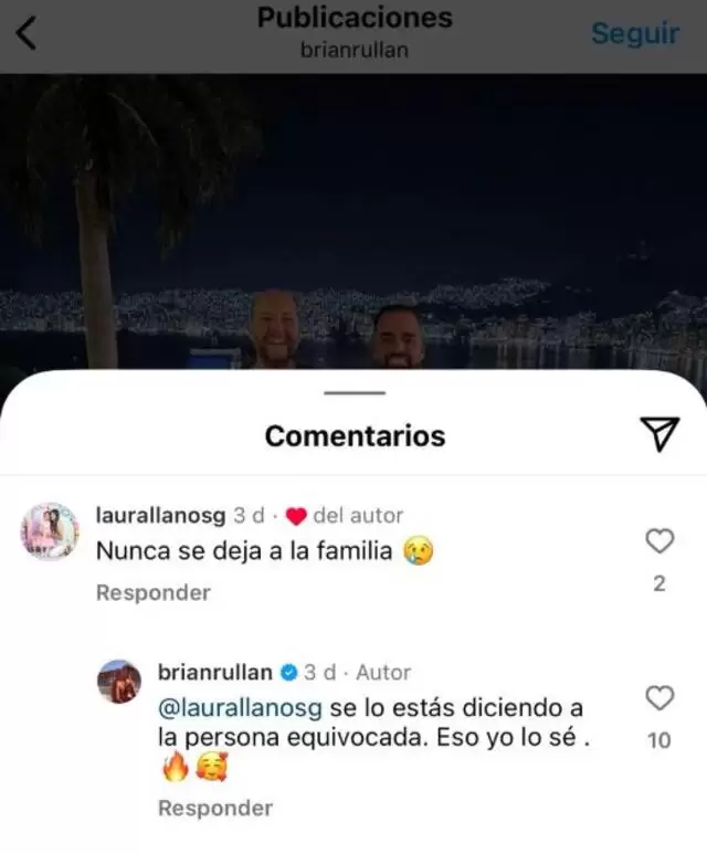 Esposo de Laura Spoya responde a acusacin de haber dejado a su familia. (Captura de pantalla)