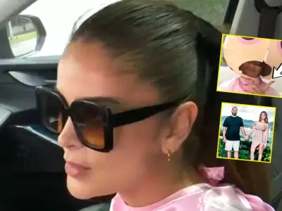 Laura Spoya aclara con un gesto que su matrimonio con Brian Rullan est en crisis.