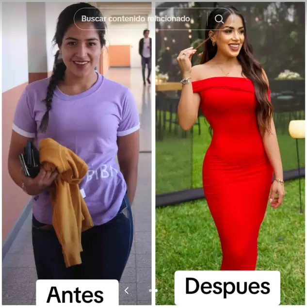 El antes y despus de Onelia Molina