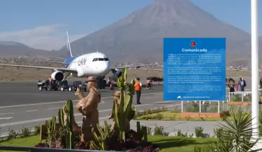 Cancelan vuelos en aeropuerto de Arequipa por alerta de bomba
