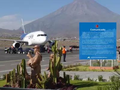 Cancelan vuelos en aeropuerto de Arequipa por alerta de bomba