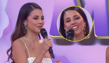 Luciana Fuster reapareci en televisin y revel el verdadero motivo por el cual regres a Per.