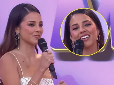 Luciana Fuster reapareci en televisin y revel el verdadero motivo por el cual regres a Per.