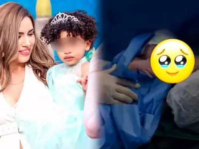 Darinka Ramrez conmueve con video del da que naci su hija con Jefferson Farfn