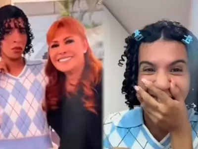 Valentino Palacios emocionado tras encuentro con Magaly Medina.