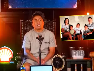 Christian Cueva se emociona al hablar de sus hijos y su familia.