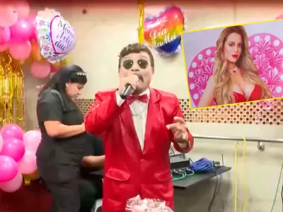 Flor Polo no asisiti a evento por el Da de la Madre y dueo del sauna exige devolucin de dinero.
