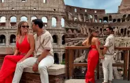 Ale Baigorria y Said Palao disfrutan Roma durante su luna de miel: "El Coliseo nos dej sin palabras"