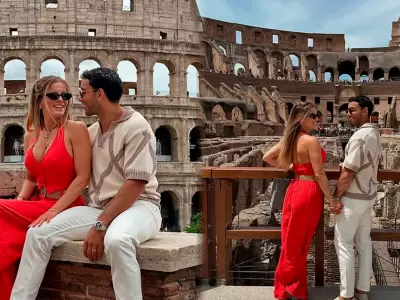 Alejandra Baigorria y Said Palao se lucen en Roma.