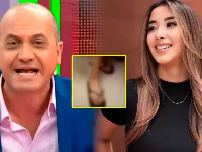 Kurt Villavicencio decepcionado al ver los pies de Xiomy Kanashiro