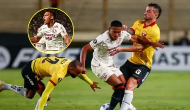 Con gol de Valera, Universitario venci a Barcelona SC en el Monumental por Copa Libertadores.