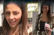Nuevo desplante! Luciana Fuster vuelve a evitar a "Amrica Hoy" y les cierra puerta del carro (VIDEO)