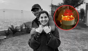 Edison Flores celebra su cumpleaos sin Ana Suicho