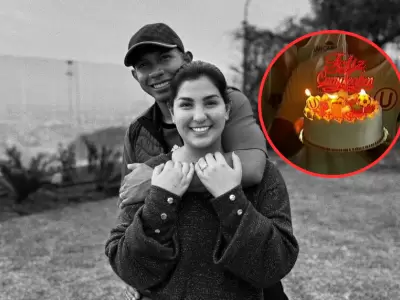 Edison Flores celebra su cumpleaos sin Ana Suicho