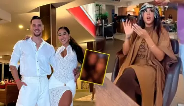 Melissa Paredes y Anthony Aranda callan rumores de crisis con romntica foto en redes.