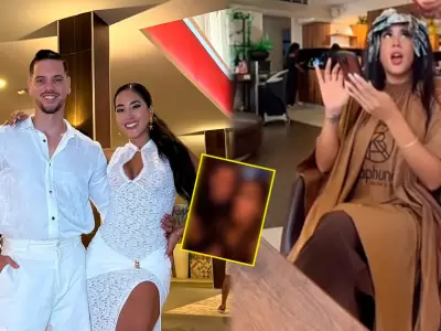 Melissa Paredes y Anthony Aranda callan rumores de crisis con romntica foto en redes.
