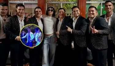 Hermanos Yaipn estuvieron en la fiesta de Valentino Palacios.