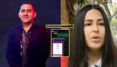 Tiktoker muestra yape de 50 soles que le hizo Edwin Guerrero.