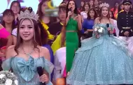 Milenka Nolasco cumple su sueo de vestirse como quinceaera: "Nunca me puse un vestido tan lindo"