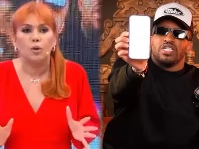 Magaly Medina critica a Farfn por registrar frases caribeas como propias.