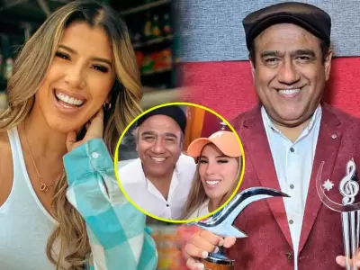 Yahaira Plasencia se luce con Carlos Rincn en estudio de grabacin