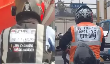 Motociclistas se hacen virales por peculiar forma de protestar